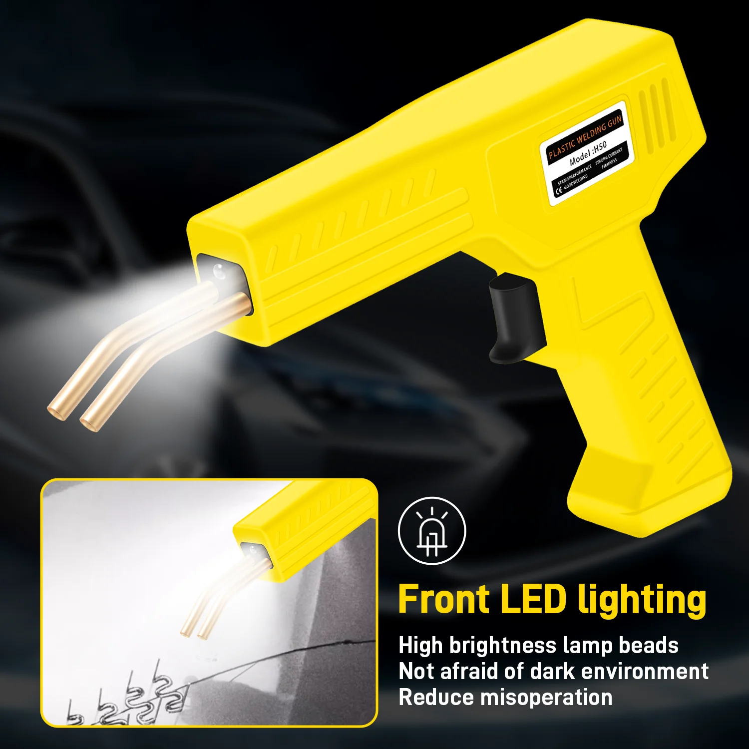 

Hot Sell Hot Stapler Plastic Welding Machine Bumper Repair Kit Soldering Iron For Plastic Repair Car Bumper Repair Welding Gun