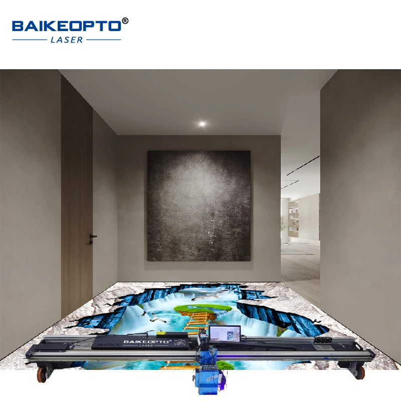 UV Intelligent Vertical Wall Printer Digital Varnish Inkjet Printing Machine Inkjet Wall Mural Printer H16