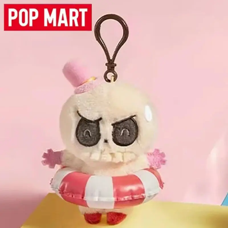

POP MART THE MONSTERS Labubu Party Series Коло для плавания Плюшевый милый кулон Симпатичная глухая коробка Таинственная коробка Сумка для догадок Игрушки Кукла
