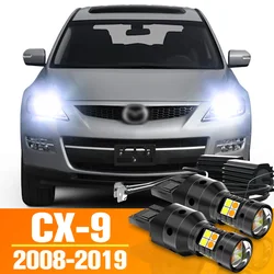 2pcs Dual Mode LED Turn Signal+Daytime Running Light DRL Accessories For Mazda CX-9 CX9 2008-2019 2013 2014 2015 2016 2017 2018