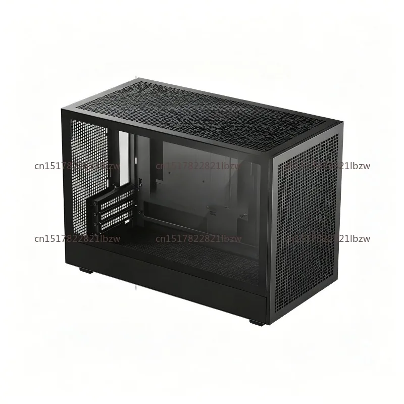 CH260 Small Case ITX Side Through-mesh Handle Case Long Graphics Card ATX Power Supply Type-C