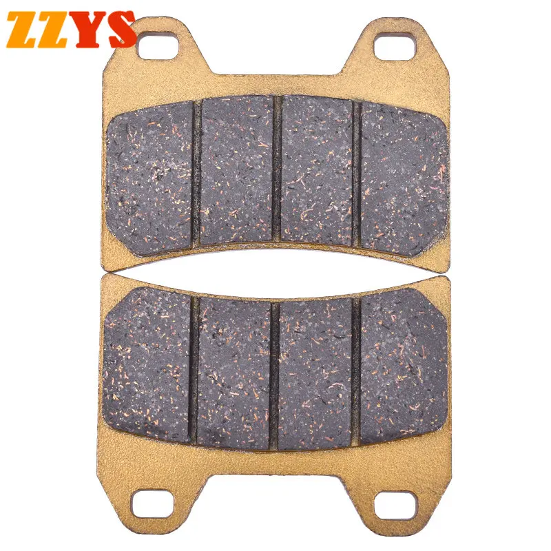 Good Motorcycle Brake Pads Disc Tablets For BREMBO 20 6800 10/20 - Goldline 4 piston P4 30/34 @ 65mm Spacing Two pin pad fixing image 5