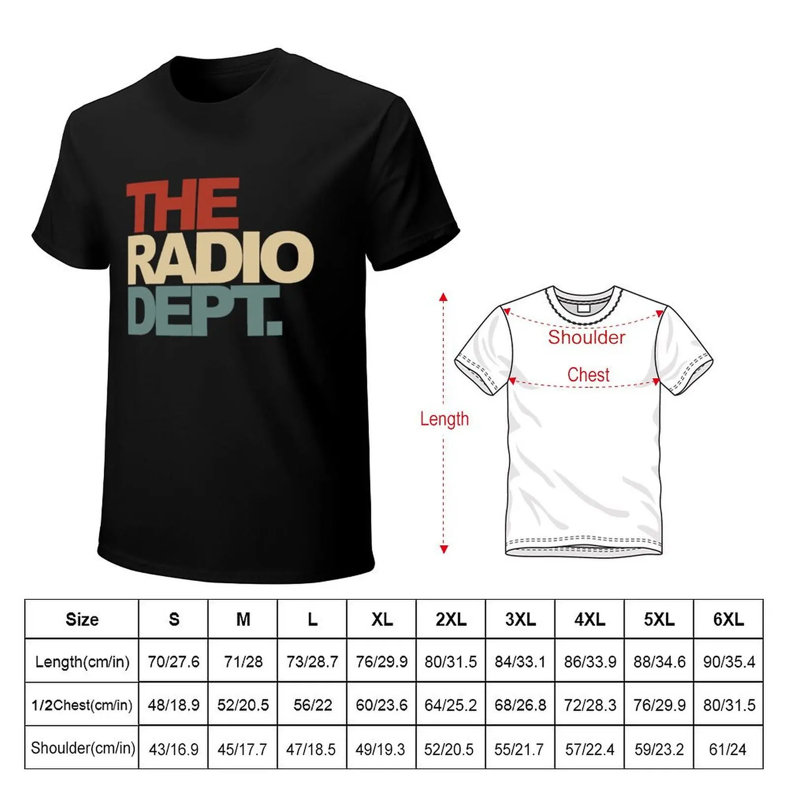 The Radio Dept T-shirt plus sizes boys whites aesthetic clothes heavyweight t shirts for men