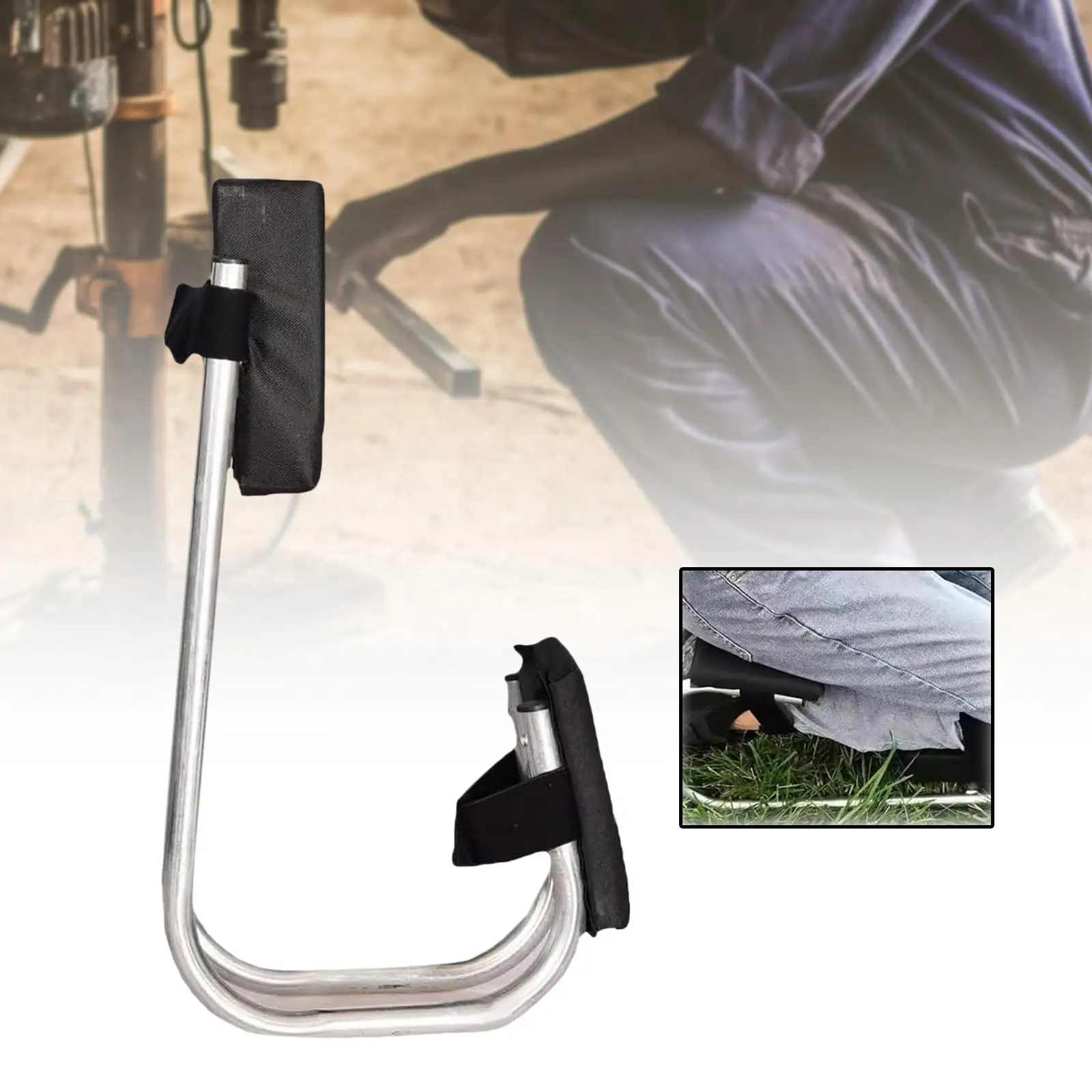 

Knee Seat for Gardening Wearable Portable Knee Seat Leg Brace for Farm Work
