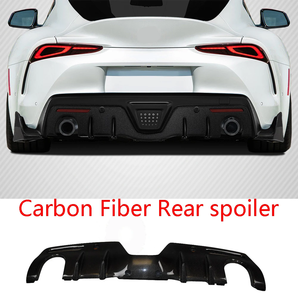 

For Toyota Supra 2019-2023 Years Carbon Fiber Rear Spoiler Car Bodykit Modification