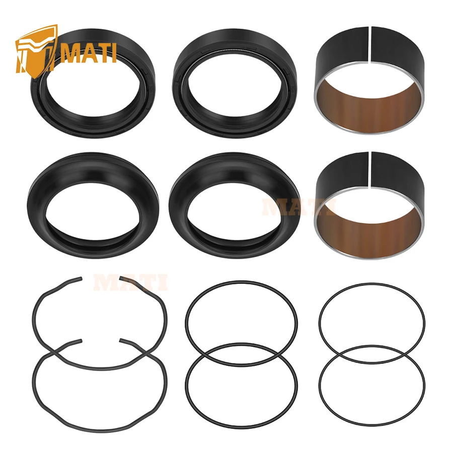 M MATI Front Fork Damper Oil Bush w/Dust Seal Kit For Suzuki GSX-R1000 2009-2024 51173-27G00 51152-47H10