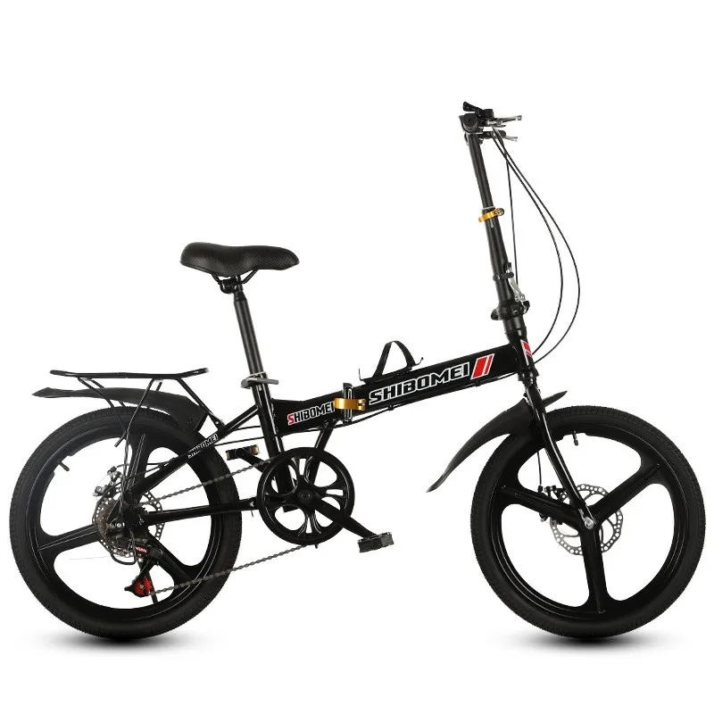 WolFAce 20-inch Folding Speed Bicycle Disc Brake Men And Women Adult Student Bicycle Children Adult Folding Portable Bicycle New