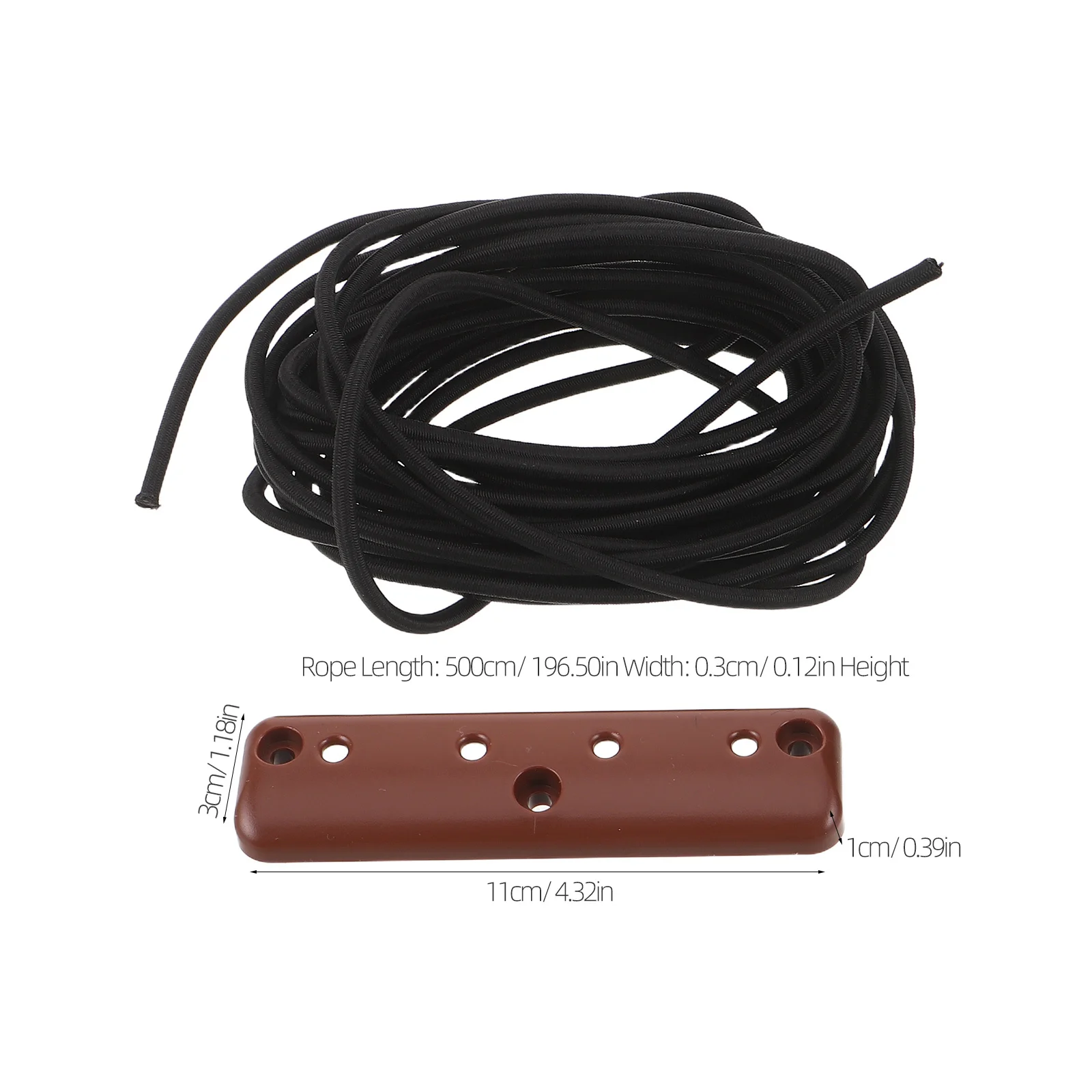 1Set Rv Kast Elastisch Touw 5M - Verstelbaar Anti-Vallen Bungee Koord voor Camper Van Interieur Veiligheidsbarrière Schokabsorberend