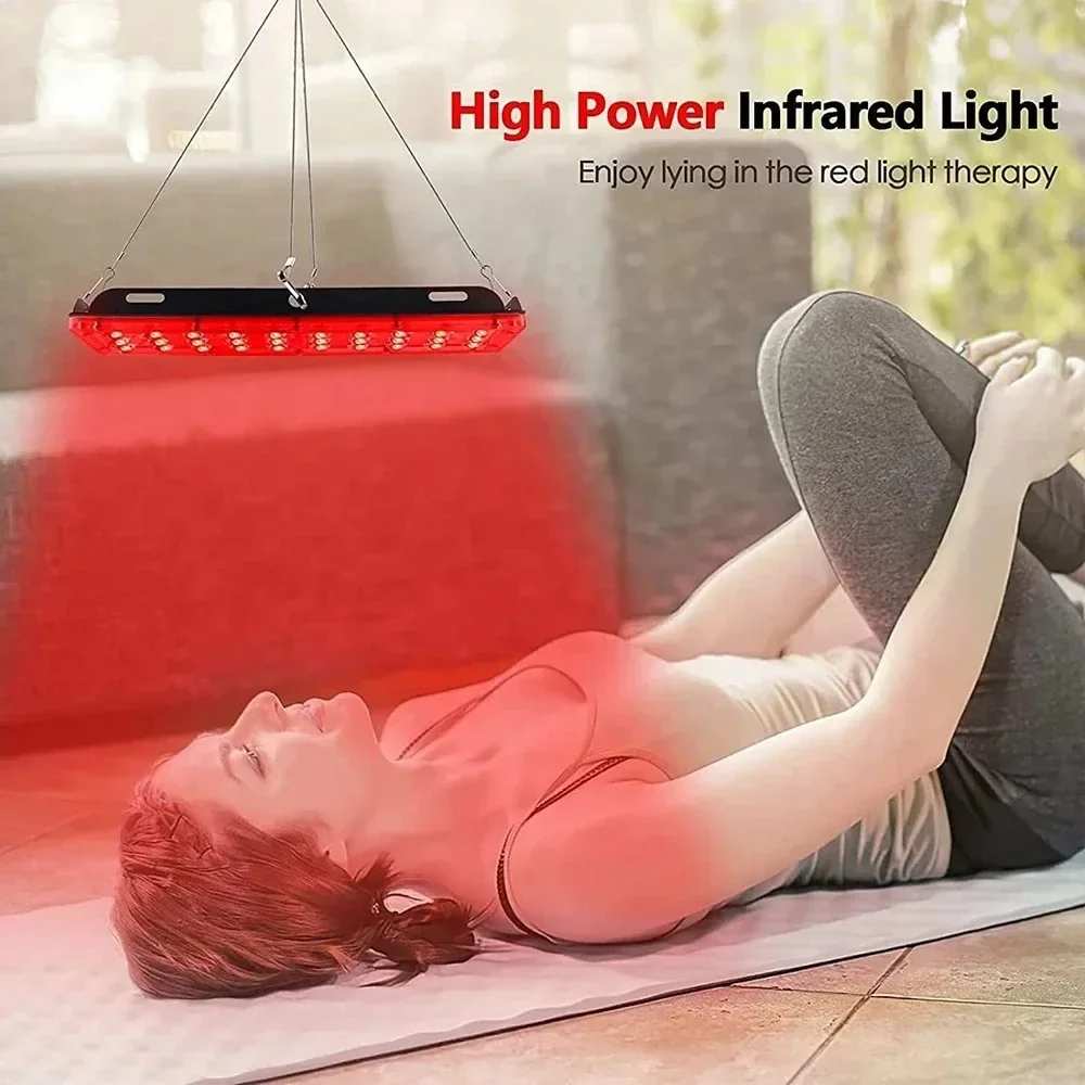 Lampe rouge réglable avec support recommandé, 660nm et 850nm, panneau rouge et infrarouge, beauté de la peau, santé, instituts de fatigue Linge