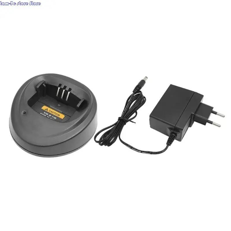 D0UA Двухчастотный настольный настольный настольный настольный зарядка Адаптер Адаптер районы Talkie Desktop Chargers для CP200