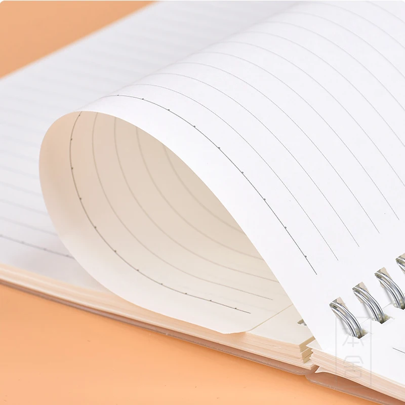 A4/B5/A5/A6/peeling etui z polipropylenu przezroczysta linia pozioma biały papier siatka kropka ręka konto książka pasek notatnik notatnik pamiętnik