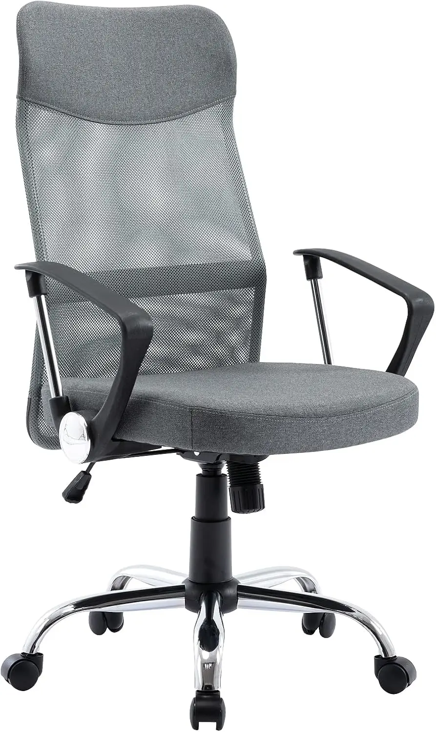 High Back Mesh Office Chair Black Adjustable Swivel Rolling Computer Desk Task Chair Home Office Comfort Seating Furniture