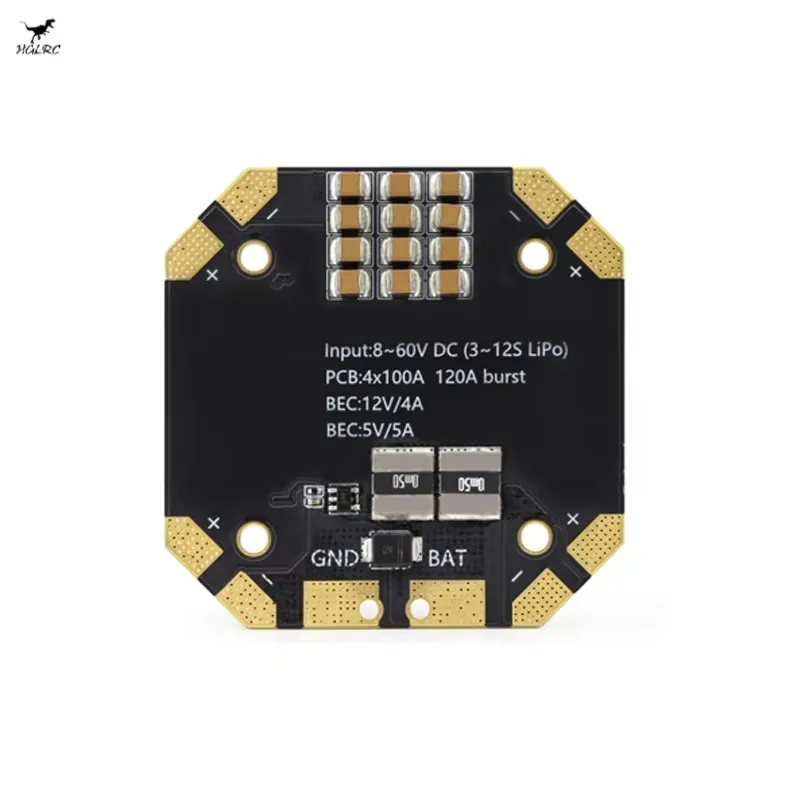 HGLRC SPECTER 12S บอร์ดกระจายพลังงาน PDB สำหรับ SPECTER 90A ESC สำหรับโดรน FPV ควอดคอปเตอร์