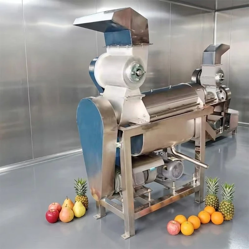 Industrial Fruit Crusher and Juicer Machine Stainless Steel  Mango Pineapple Juice Extractor