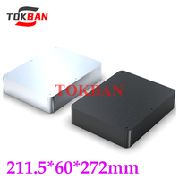 Tokban BZ2106 211*60*272mm All Aluminium HIFI Preamplifier Chassis Enclosure DAC Decoder Headphone Amplifier Case Shell