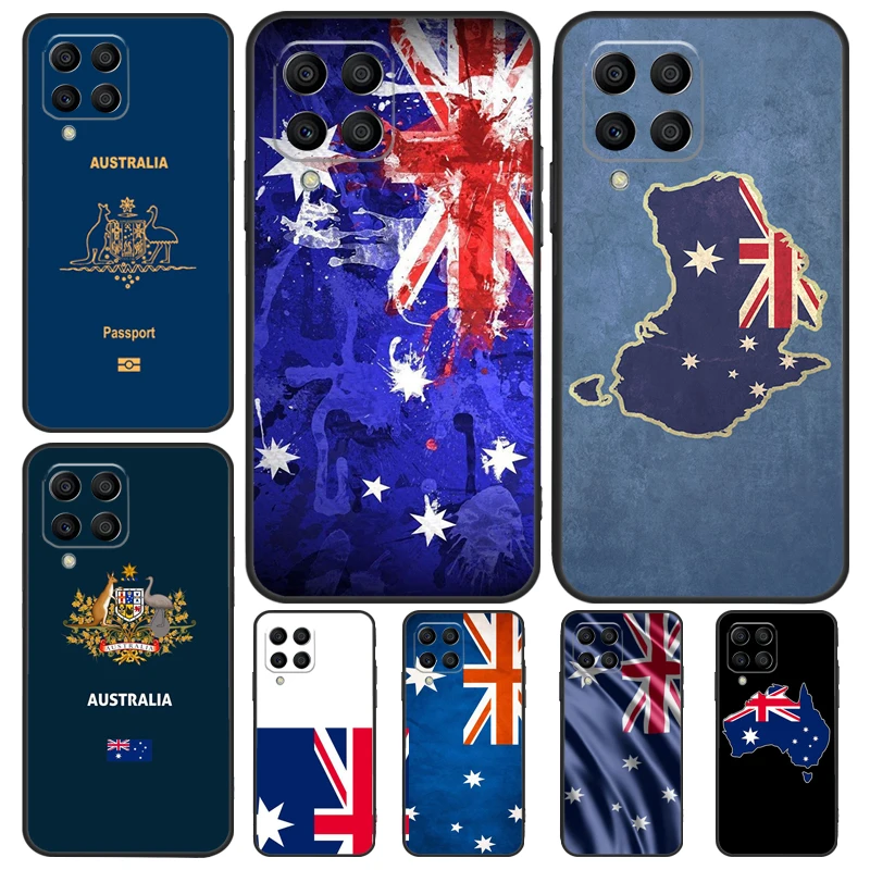 Australia Flag For Samsung Galaxy M13 M23 M33 M53 M21 M31 M51 M30s M20 M12 M32 M52 M14 M34 M54 Phone Case