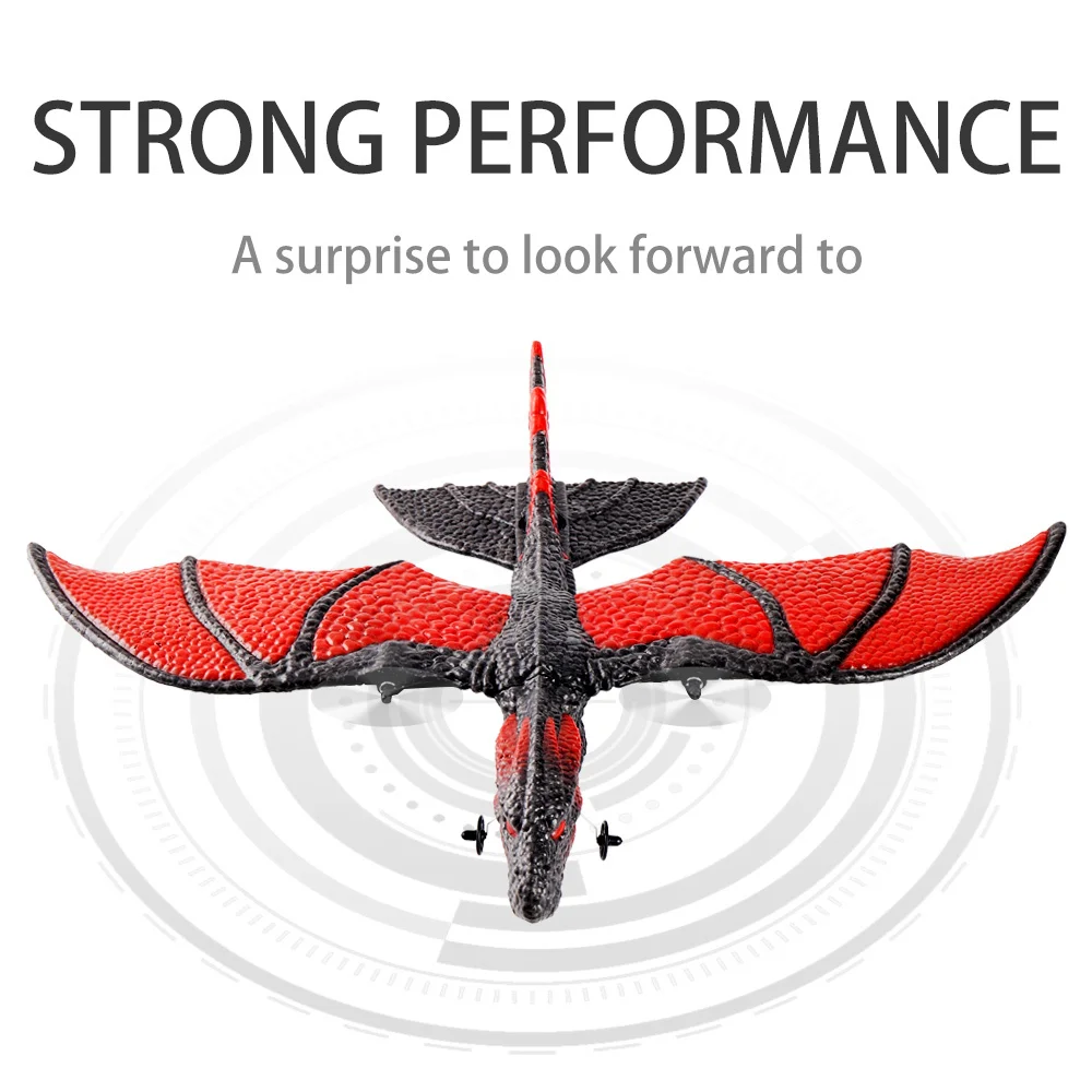 Dragon Z60 RC Dinosaur Toys EPP Anti-wear Foam RC Glider 2.4G 2CH Fixed Wingspan Dragon Airplane Gift Pterosaur Plane for Kids