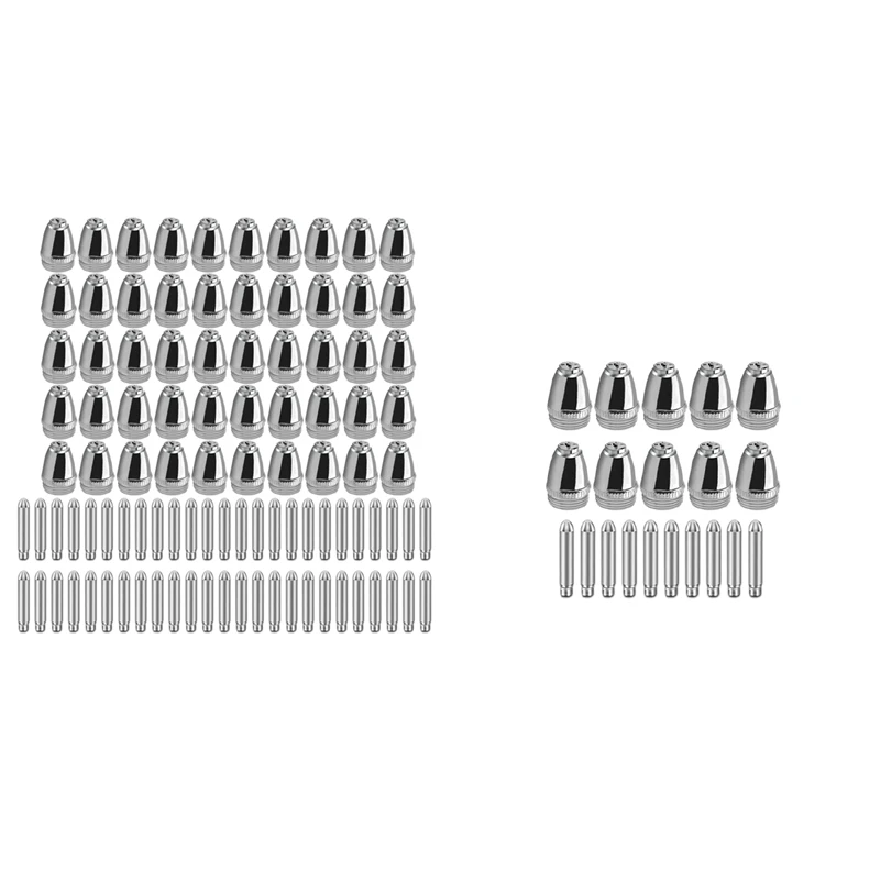 Plasma Cutter Consumable Nozzles Tips Electrodes Cutting Burner Consumables Kit Suit For AG60 WSD60 SG55