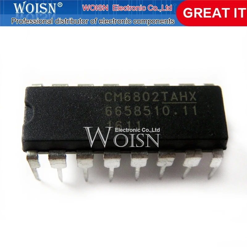 CM6802TAHX-DIP-16, CM6802, 10 PCes