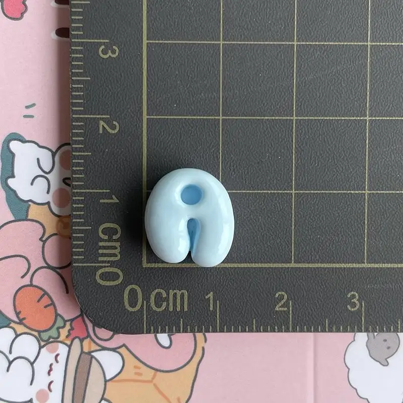 Harz-Alphabet-Buchstabenanhänger 26 Stück Niedliches Pastell-Bubble-Design Komplettes A-Z-Set für DIY-Bastelkurse Schmuckherstellung Aktivitäten – Detail 6