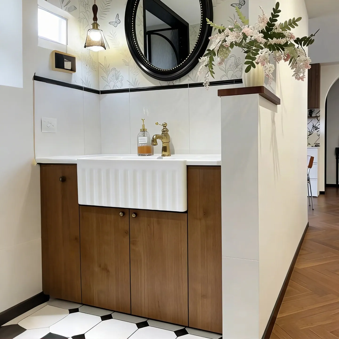 rock slab ceramic under the counter basin, bathroom floor washing table, sink washbasin cabinet combination