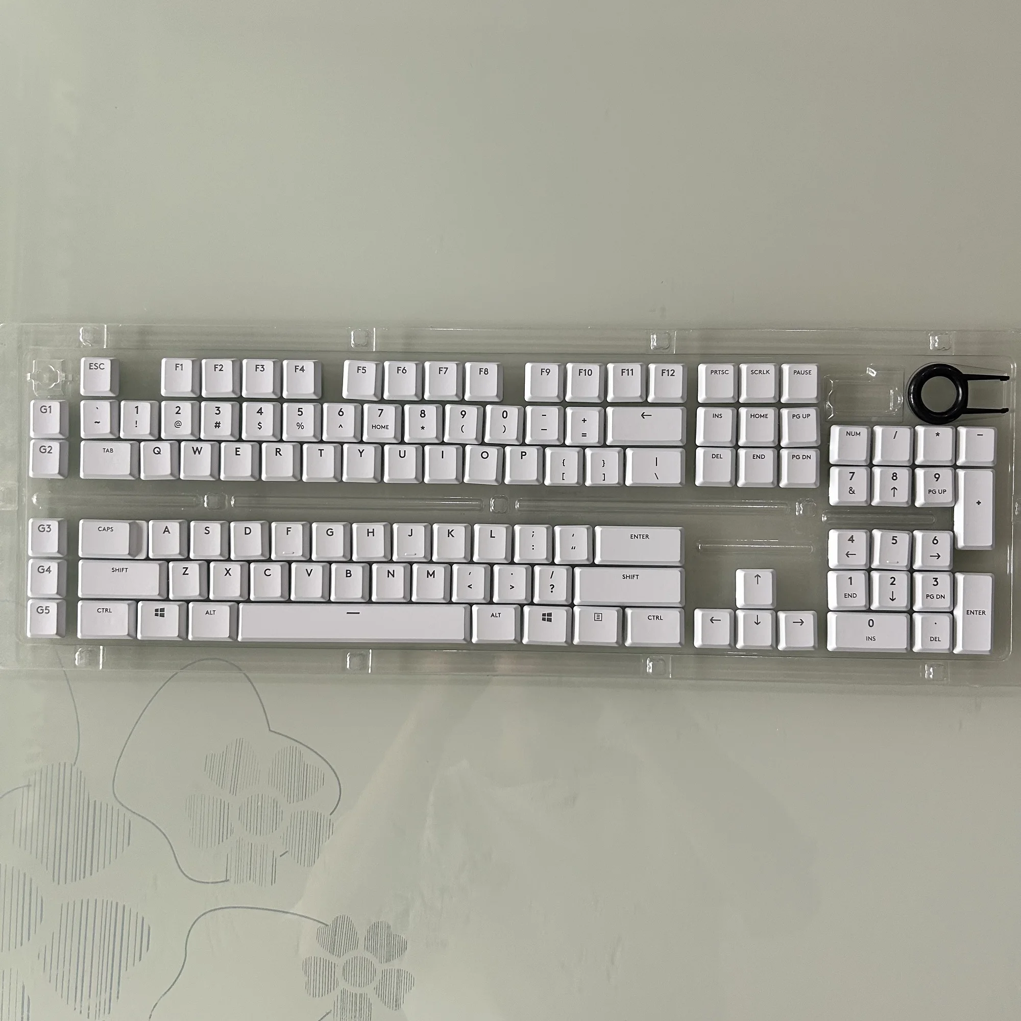 New Keycap Replacement for Logitech G915/G913/G815/G813 TKL RGB Gaming American Layout Mechanical Keyboard, (111 Keys)