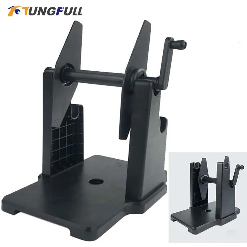 Label Rewinder External Barcode Holder Large Roll Label Holder Universal Hand-operated Printer Holder