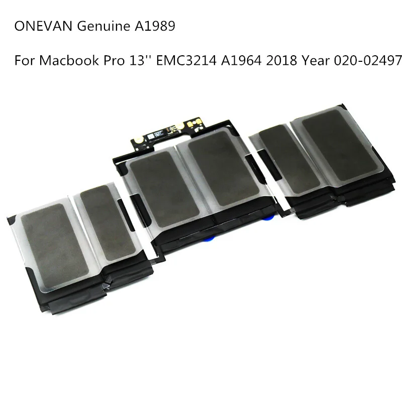 Brand new, genuine, original equipment manufacturer (OEM) A1964 Battery Applicable Apple Macbook Pro 13 Inch A1989 Mid-year 2018
