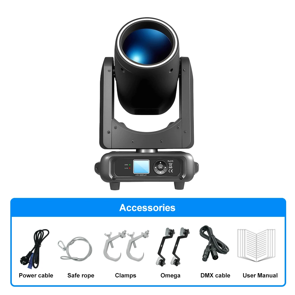 ZC1-295w light beam, concert disco stage light, event stage light