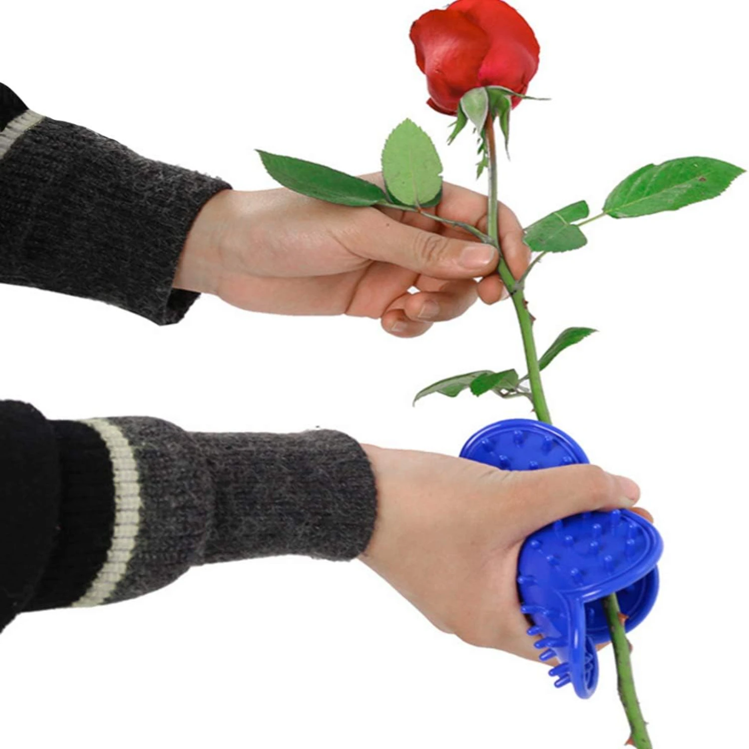 Efficient and convenient 2PCS Plastic Rose Care Garden Kit for beautiful and healthy gardens. High-quality leaf stripping pruner