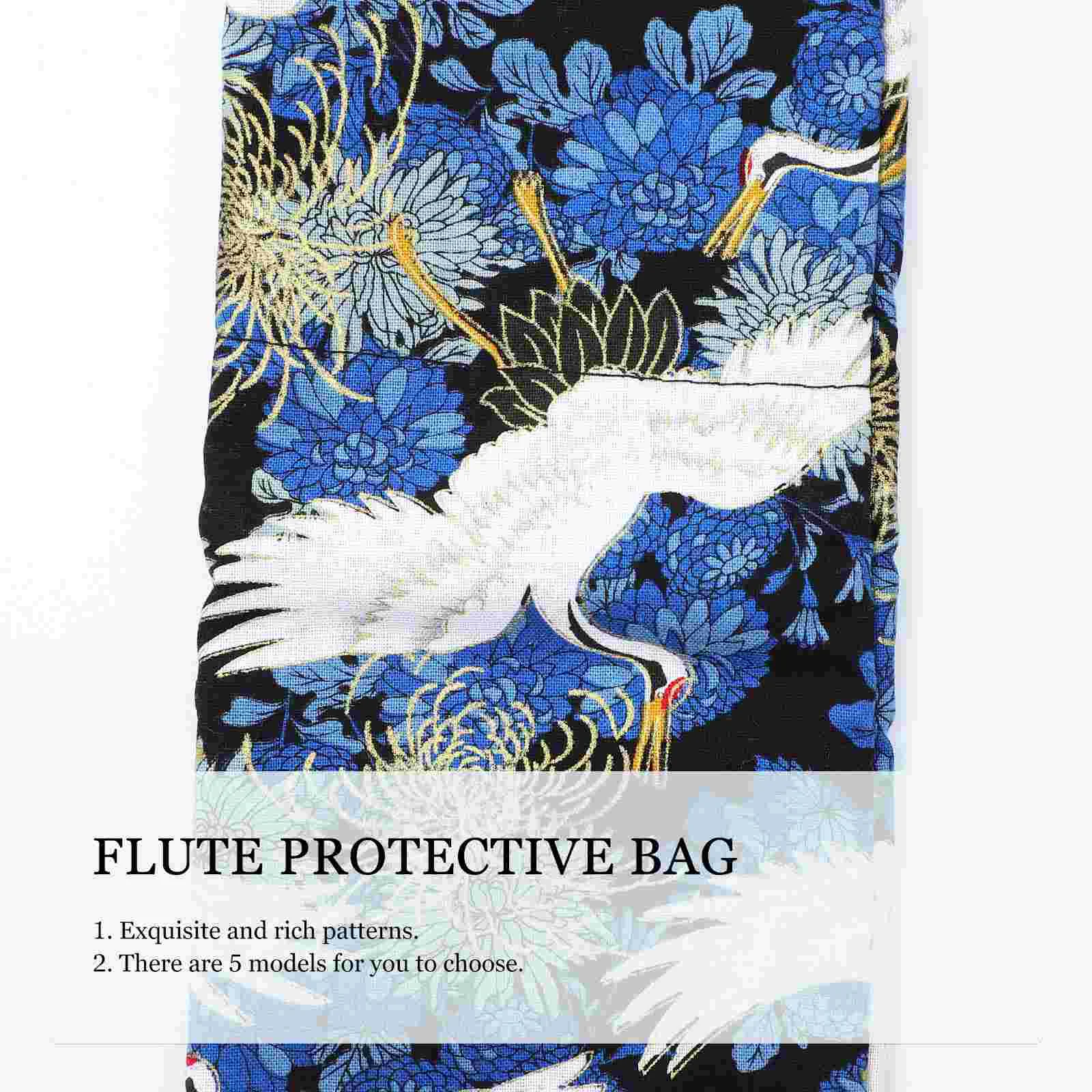 Electric Blowpipe Dust Bag Flute Cotton Cloth Protective Storage Holder Handbags Folk-custom