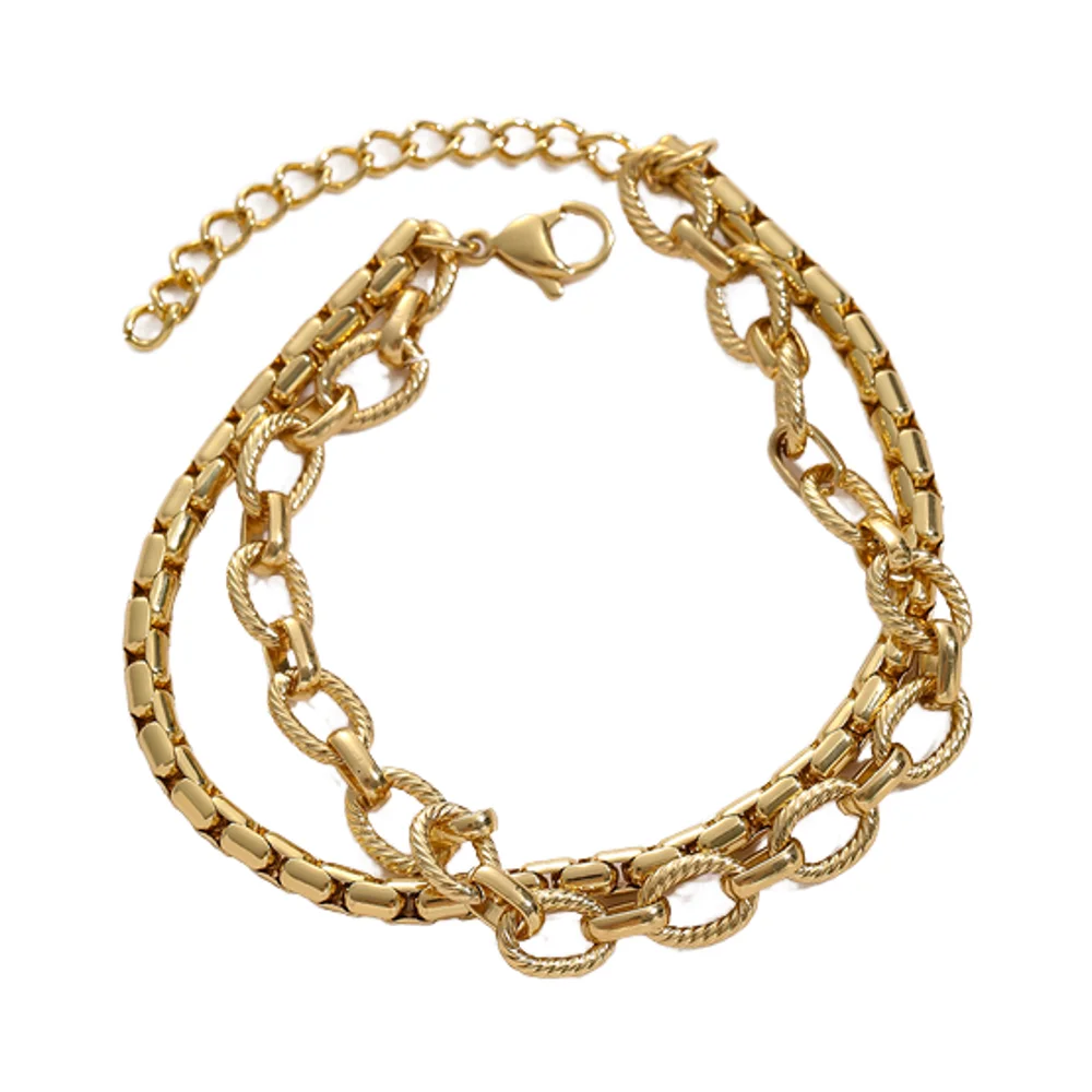 

Классический модный набор браслетов из нержавеющей стали для женщин, модные украшения для вечеринки, рекомендуемый подарок для женщин