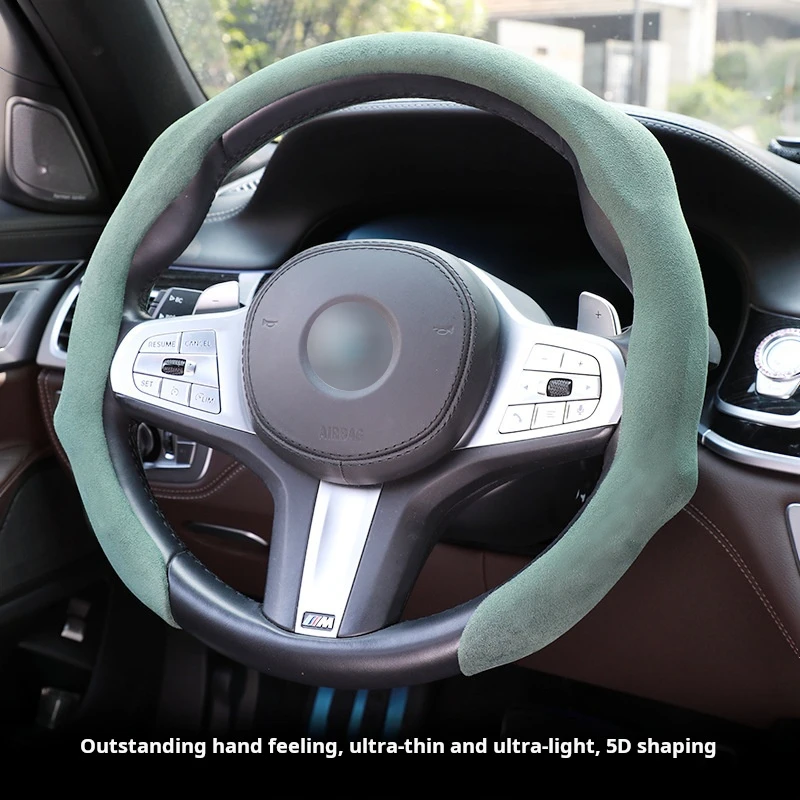 car steering wheel cover summer for bmw tesla volkswagen all year roundneutral sweat-absorbent non-slip handlebar cover