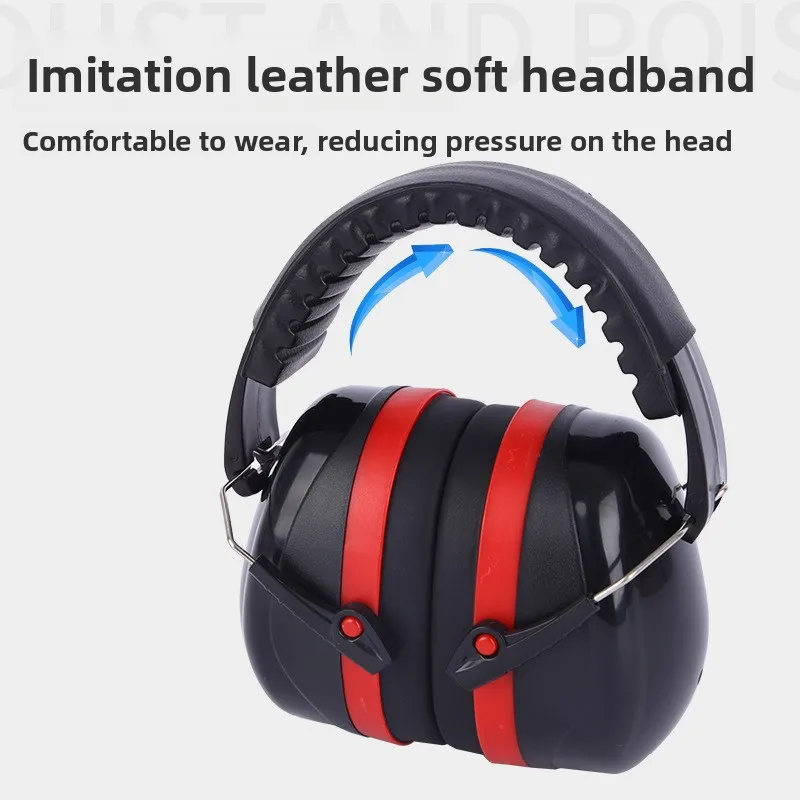 Sound Insulation Earmuffs Anti Noise Head Mounted Noise Reduction for Sleep Study Learning Protection