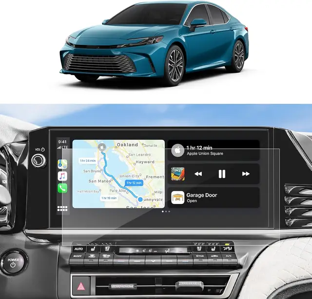 2 SZTUK folia ochronna na ekran PET do Toyota Camry 2025 12,3 cala Radio samochodowe Nawigacja GPS Akcesoria wewnętrzne