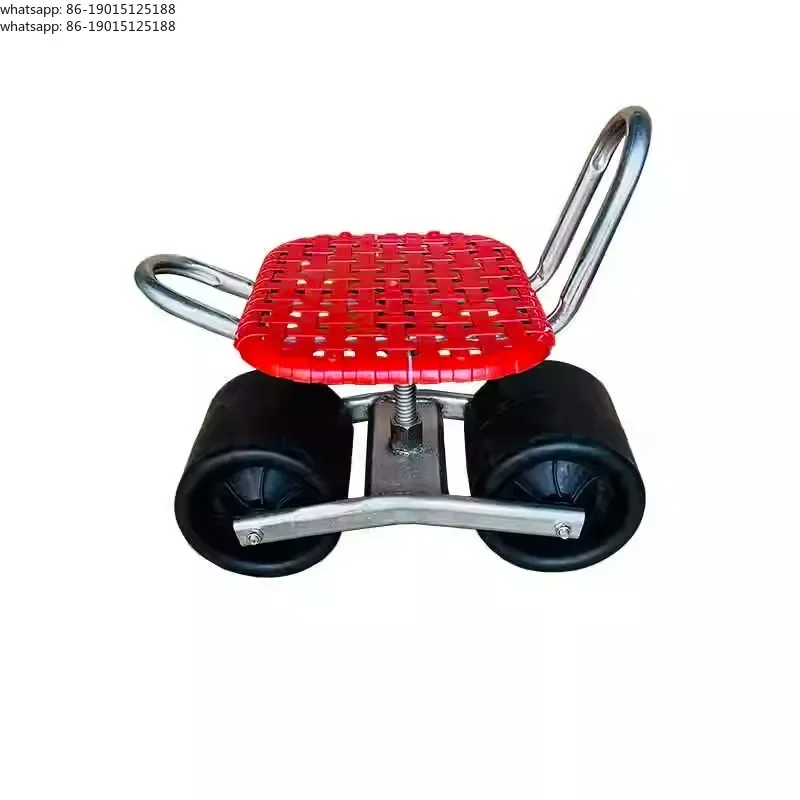 2025 Agricultural small stools and greenhouse special benches work artifacts mobile rotary tool carts lifting lazy cars
