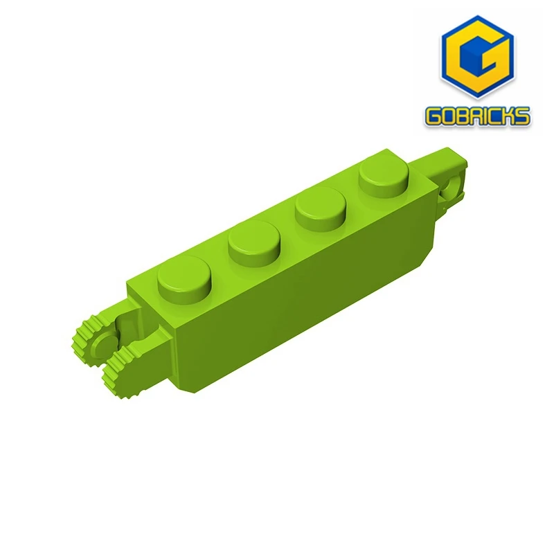 

Gobrick, строительная петля, кирпич, 1x4, фиксация с 1 вертикальным концом пальца и 2 вертикальными пальцами, совместимая с lego 30387