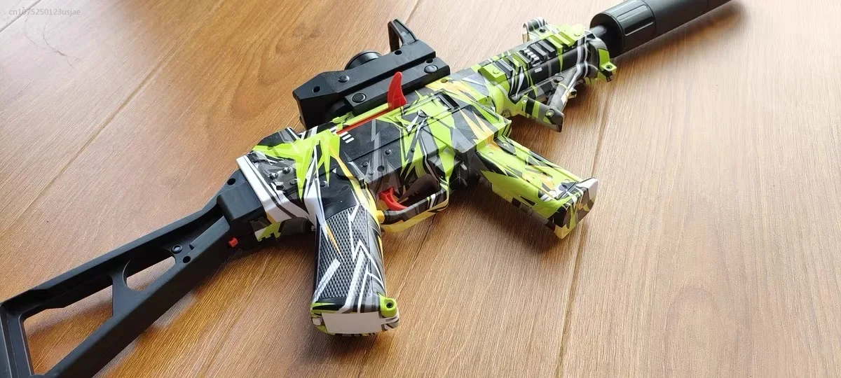 Graffiti Rifle Pneumático, Gel Balls Gun Toy, Airsoft Armas, Hydrogel, Sniper Launcher, Brinquedos para Meninos, Adultos, CS Fighting, UMP45