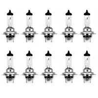 10Pcs Set Car H7 Xenon Headlight 55W 4300K Halogen Light Lamp Bulbs For Night Driving For Cars With 12V Battery Voltage Replace