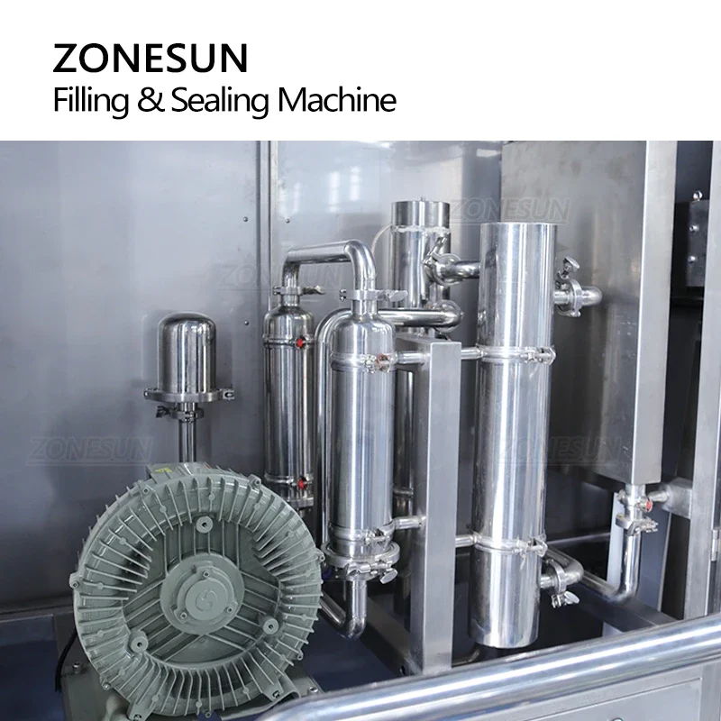 ZONESUN ZS-AUBP Máquina de llenado para envasado aséptico de alimentos líquidos 125 ml-1 L bebidas lácteas Línea de producción de cartón aséptico UHT