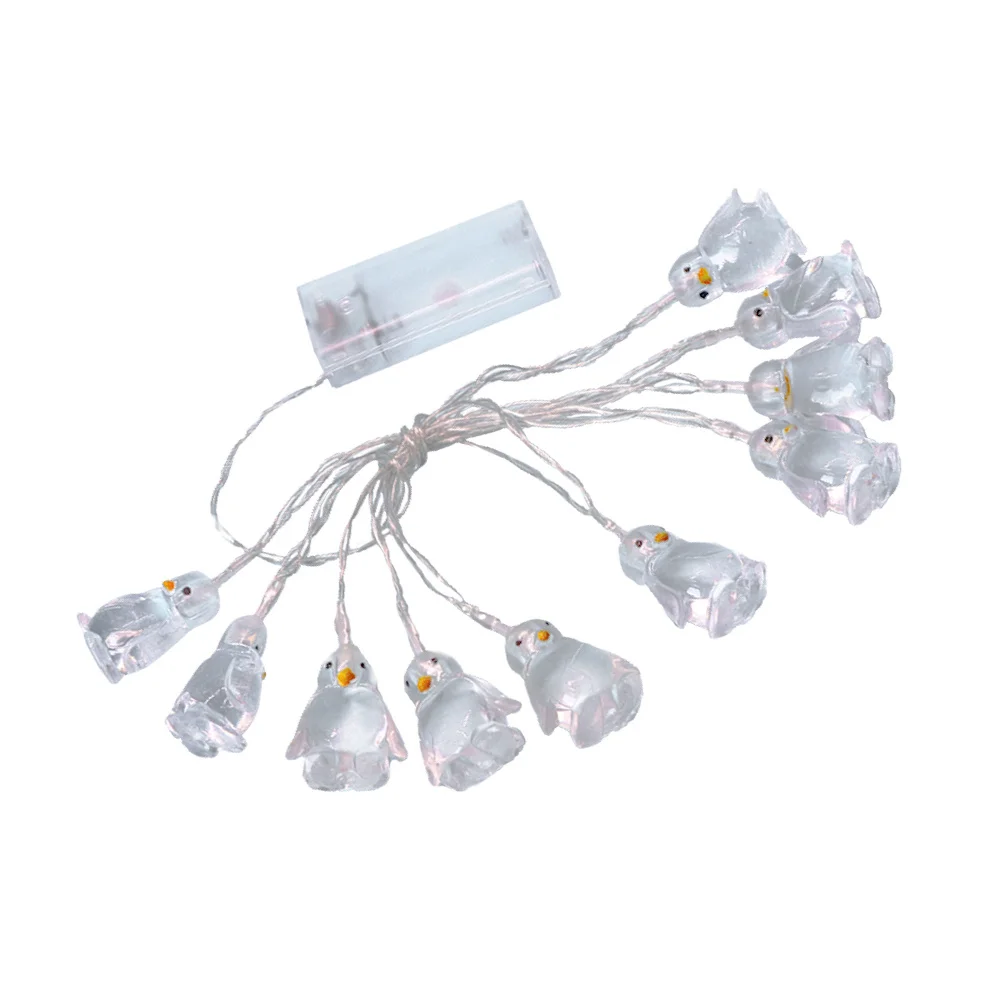 

10 LED Penguin Light String Premium Material Unique Design Create Fun Atmosphere Great for Home Bedroom Living Room