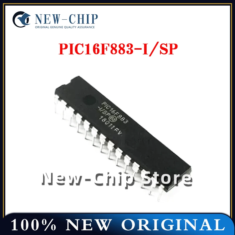 5PCS-100PCS/LOT   PIC16F883-I/SP  DIP-28  Microcontroller chip   New Original  16F883