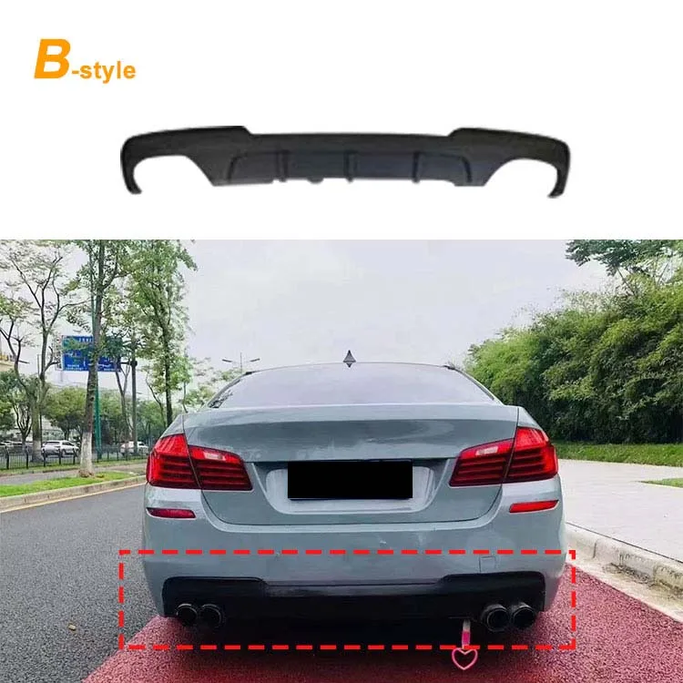 F10 F18 Upgrade to MT Body Kit Front Rear Bumper Side Skirts for BMW 5 Series F10 F18 up MT Style Body Kit view 4
