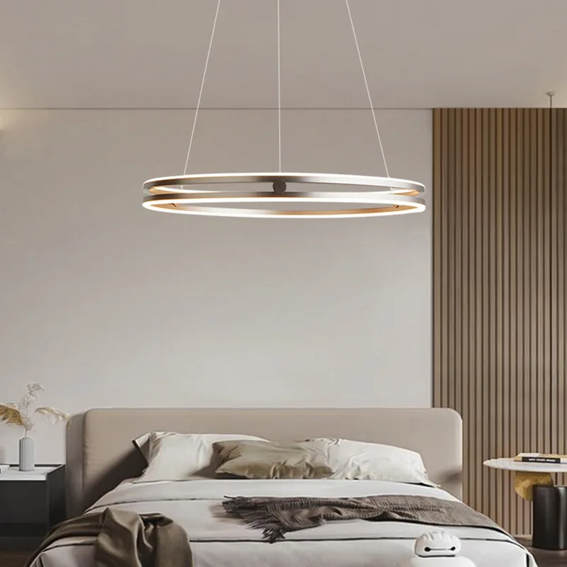 Ring Single-ring Pendant lamps Modern minimalist LED Chandeliers Restaurant Living room Bar room Hotel Study Creative lighting