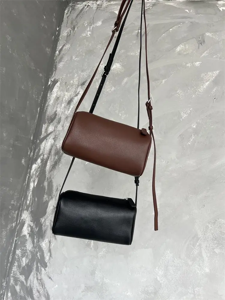 

Pillow Handbag Leather Single oulder Women's Bag Faion Versatile Crossbody Bag Briti Sle Soft Cowhide Purse