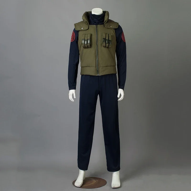 

2025 Хэллоуин Хатаке Какаши костюмы для косплея аниме шоу униформа ниндзя vêtements костюм на Хэллоуин ансамбль pour