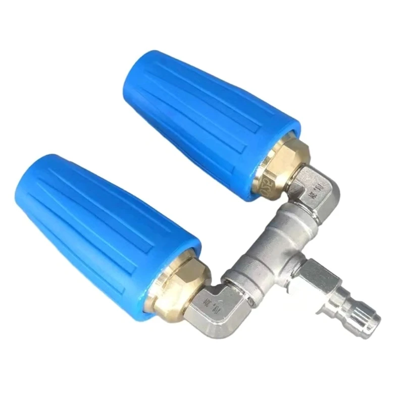 Idropulitrice ad pressione rotante con doppio ugello spruzza punta 1/4" 4000PSI sostituzione Drop Shipping
