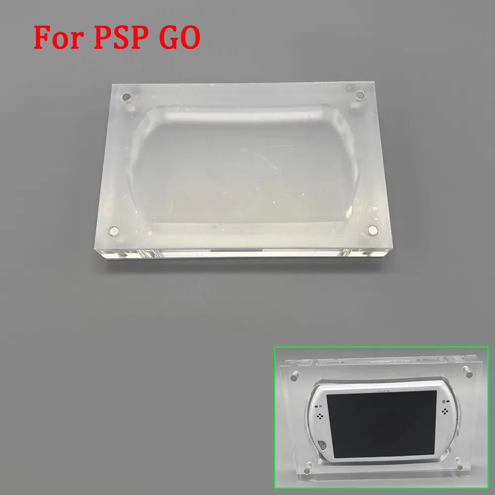 

High Quality Transparent Acrylic Magnetic Suction Cover Display Box Console Storage Box for PlayStation Portable for PSP GO