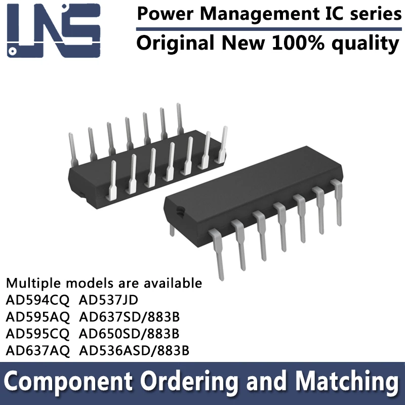 1PCS AD537JD AD594CQ AD595AQ AD595CQ AD637SD/883B AD650SD/883B AD536ASD/883B CDIP-14 Power Management IC