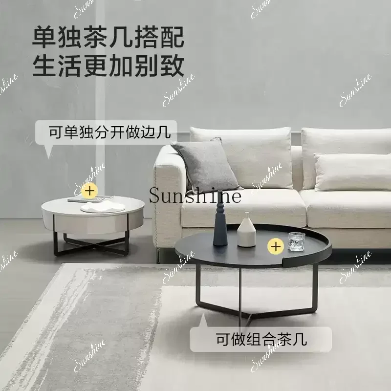 Household small apartment Italian storage living room furniture combinationYY